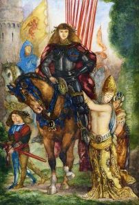 Reitre et Captives by Gustave Moreau