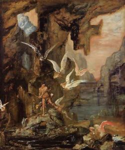 Hercules at Lake Stymphalos by Gustave Moreau