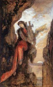 Sappho on the Cliff I by Gustave Moreau