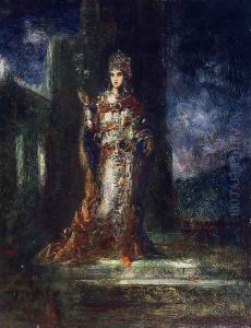 The Fiancee of the Night by Gustave Moreau