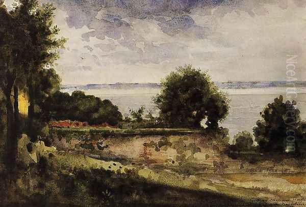 View of the Garden of Madame Aupick, Mother of Baudelaire - view 1
