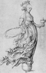Fortune c. 1505 by Master M Z