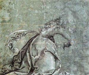 Woman Kneeling and Leaning Forward c. 1500