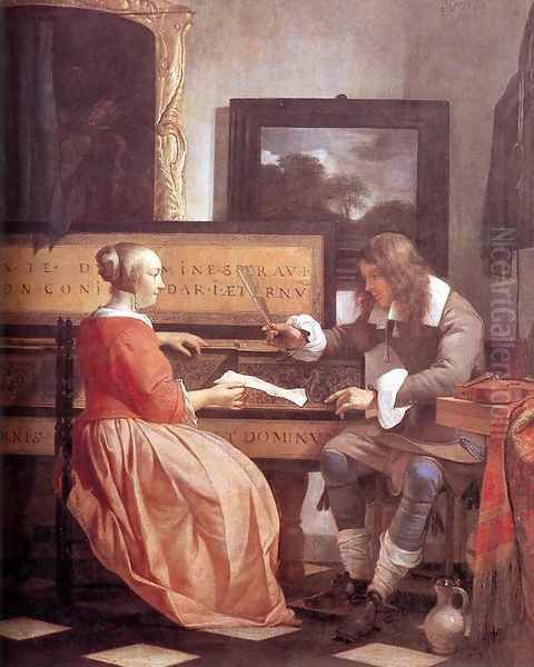 Man and Woman Sitting at the Virginal 1658-60 - view 1