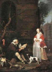 Poultry Seller by Gabriel Metsu