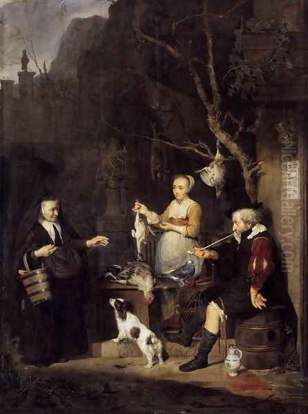 The Poultry Seller 1662 - view 1