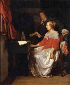 Virginal Player by Gabriel Metsu