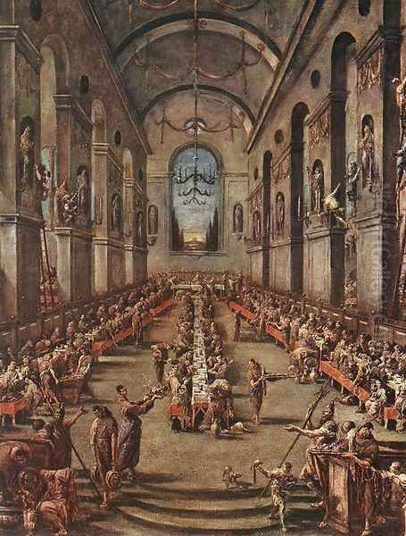 The Observant Friars in the Refectory 1736-37 - view 1