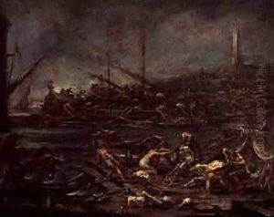 A Court of the Inquisition 1710-20 by Alessandro Magnasco