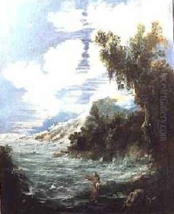 St Anthony preaching to the Fishes by Alessandro Magnasco