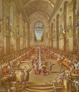 Observant Friars in the Refectory (Refettorio dei frati osservanti) by Alessandro Magnasco