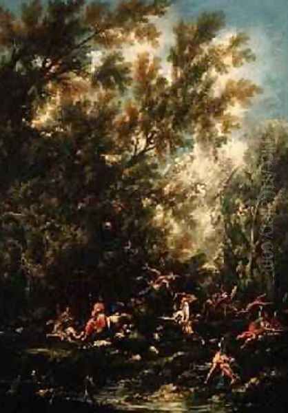 Christ Attended by the Angels 1725-30 - view 1