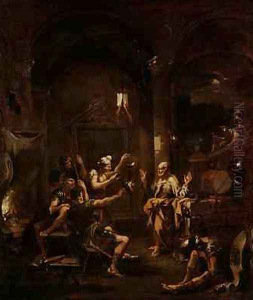 St Peter Denying Christ - view 1
