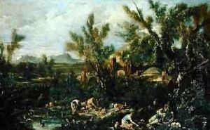 Landscape with Crockery Washers