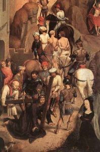 Scenes from the Passion of Christ (detail-6) 1470-71 by (manner of) Memling, Hans