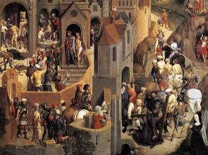 Scenes from the Passion of Christ (detail-5) 1470-71 by (manner of) Memling, Hans