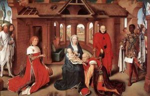 Adoration of the Magi c. 1470 by (manner of) Memling, Hans