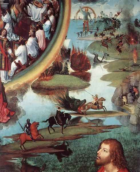 St John Altarpiece (detail-7) 1474-79 - view 1
