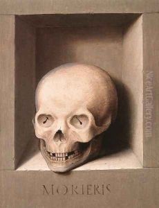 St John and Veronica Diptych (reverse of the left wing) c. 1483 by (manner of) Memling, Hans
