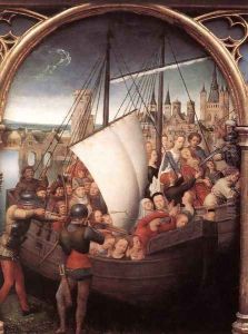 St Ursula Shrine- Martyrdom (scene 5) 1489