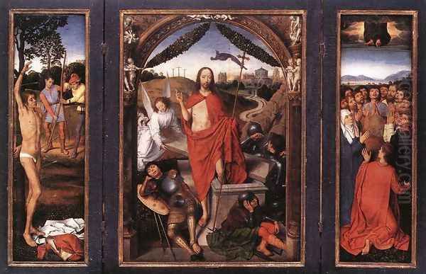 Triptych of the Resurrection c. 1490 - view 1