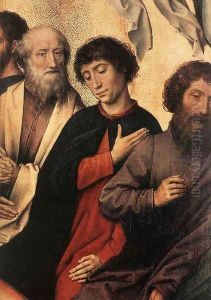 Last Judgment Triptych (detail-4) 1467-71 by (manner of) Memling, Hans