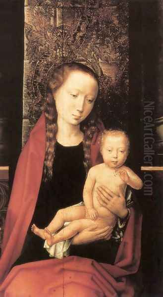 Virgin and Child Enthroned (detail) 1480s - view 1