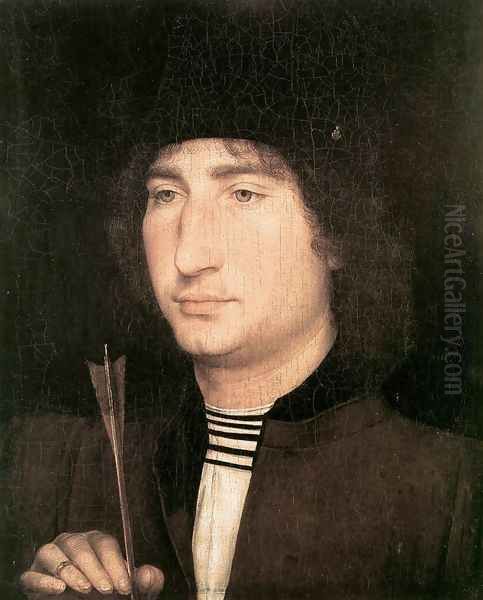 Portrait of a Man with an Arrow 1478-80 - view 1