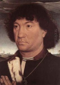 Portrait of a Man at Prayer before a Landscape c. 1480