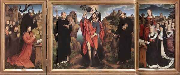 Triptych of the Family Moreel 1484 - view 1