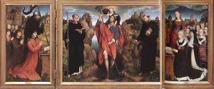 Triptych of the Family Moreel 1484 by (manner of) Memling, Hans