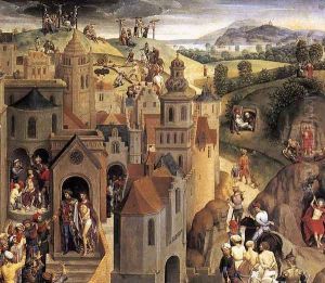Scenes from the Passion of Christ (detail-4) 1470-71 by (manner of) Memling, Hans