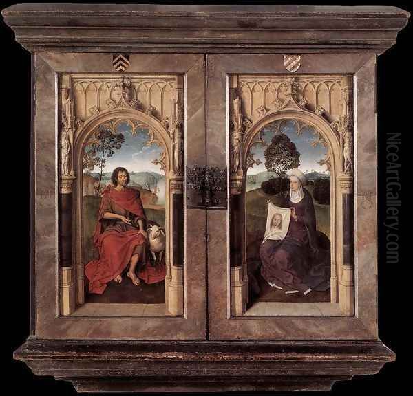 Triptych of Jan Floreins [detail: 2, reverse] - view 1