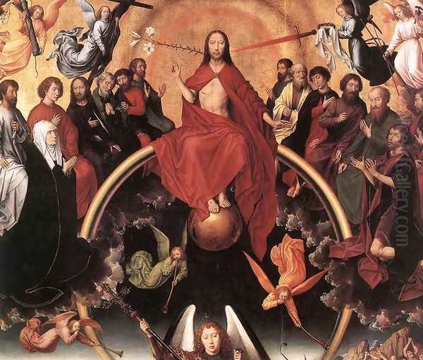 Last Judgment Triptych (detail-3) 1467-71 - view 1