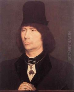 Portrait of Anthony of Burgundy 1467-70 by (manner of) Memling, Hans