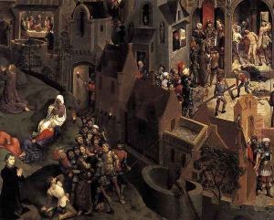 Scenes from the Passion of Christ (detail-3) 1470-71 by (manner of) Memling, Hans