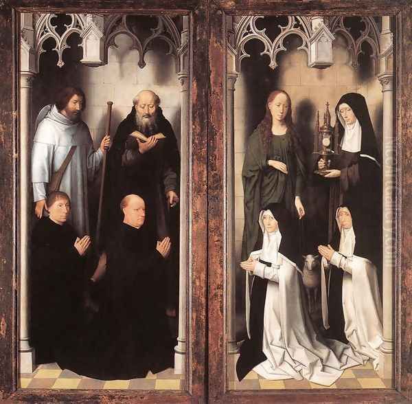 St John Altarpiece [detail: 10, closed] - view 1