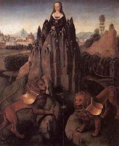 Allegory with a Virgin by (manner of) Memling, Hans