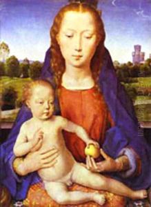 Madonna And Child Enthroned 1480-90