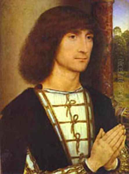 Portrait Of A Praying Man 1480-1485 - view 1