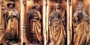 St Ursula Shrine Figures by (manner of) Memling, Hans