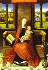 Madonna And Child 1487 by (manner of) Memling, Hans