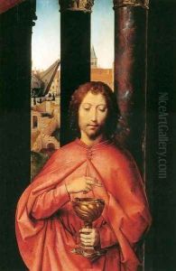 St John Altarpiece (detail) 3 by (manner of) Memling, Hans