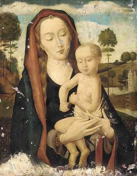 The Virgin and Child in a landscape - view 1