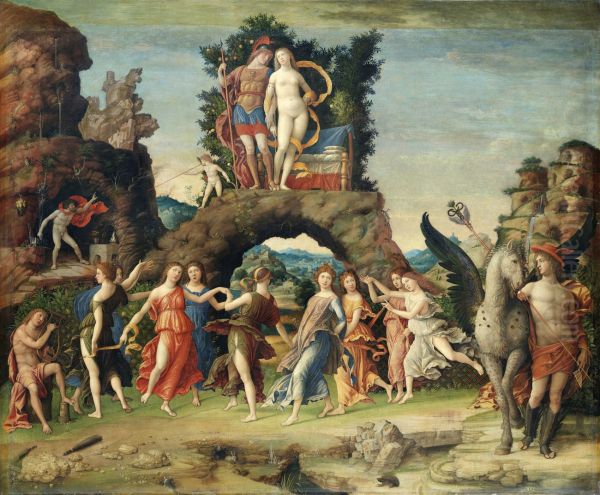 Parnassus (Il Parnaso) by Andrea Mantegna