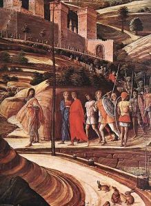 Agony in the Garden (detail) c. 1459 by Andrea Mantegna