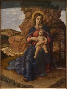 Madonna And Child by Andrea Mantegna