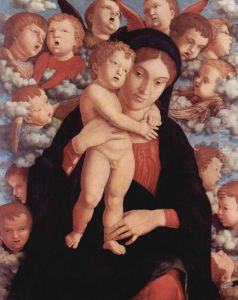 The Madonna of the Cherubim c. 1485 by Andrea Mantegna