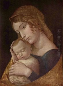 Madonna With Sleeping Child by Andrea Mantegna