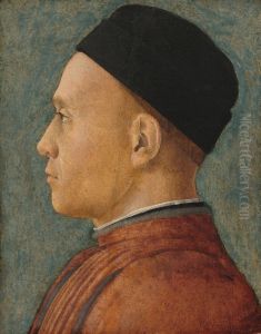 Portrait of a Man 1460 by Andrea Mantegna